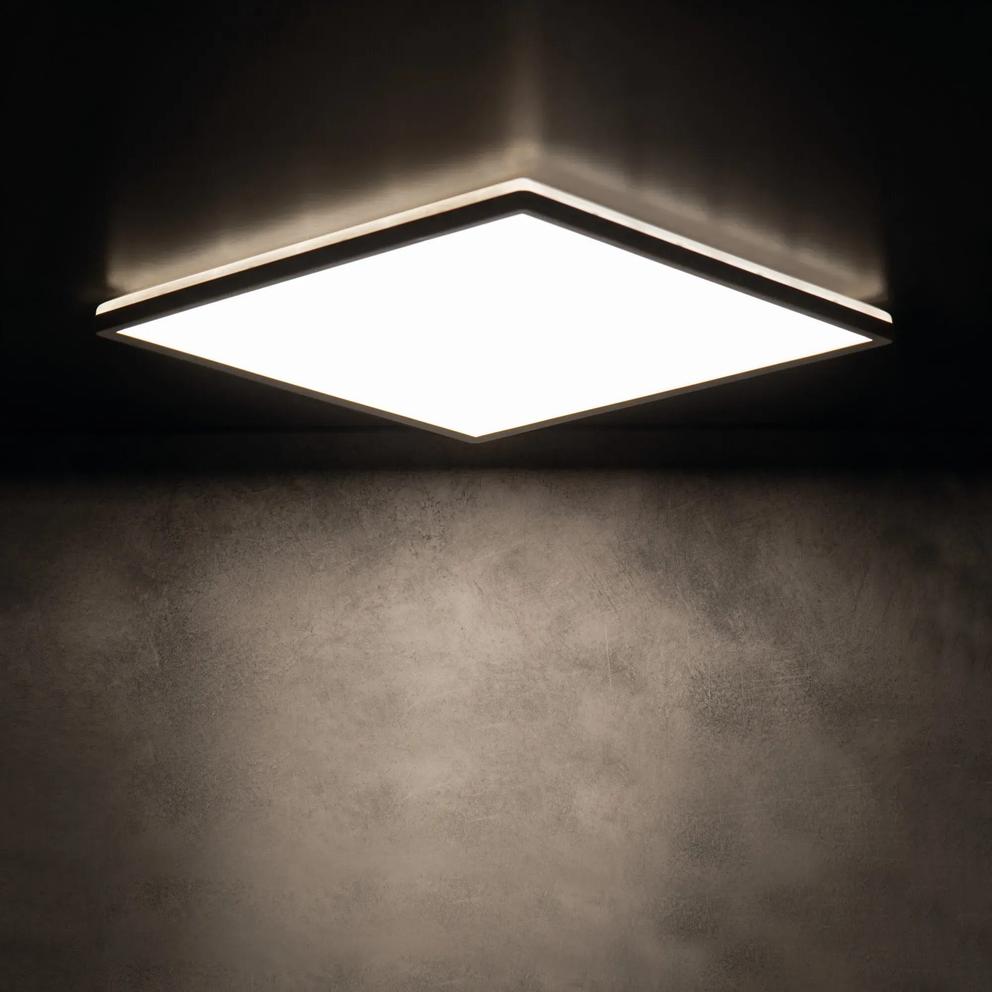 Kanlux miLEDo Deckenleuchte AZPO LED 300 x 300 mm 17.5 W IP54 schwarz - CCT Switch