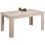 Homestyle4u Esstisch Grau 90x160 cm Eiche 2185