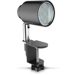 LED Klemmleuchte, schwarz, 1xLED/GU10/5W