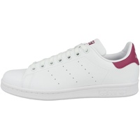 adidas Stan Smith Sneaker, Cloud White/Cloud White/Bold Pink, 38 2/3 EU