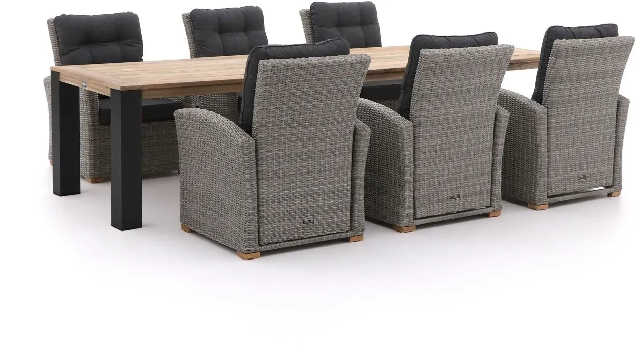 + 10 % Kassenrabatt | Intenso Mazzano/ROUGH-X 320 cm lounge-Gartenmöbel-Set 7-Teilig verstelbaar