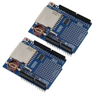 Heevhas Daten Logger Modul Data Recorder DS1307 Logging Schild Data Recorder Schild (2 Stück)