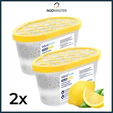 2x AquaFloow Nachfüllpack 400ml Luftentfeuchter Zitronenduft gegen Feuchtigkeit