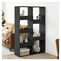 VidaXL Raumteiler Schwarz 100x33x155,5 cm Holzwerkstoff