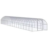 vidaXL Outdoor-Hühnerstall 3x16x2 m Verzinkter Stahl