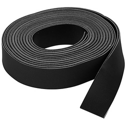 buttinette Kunstleder-Riemen, schwarz, Breite: 2,5 cm, 2x 1,5 m