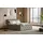 Cotta Boxspringbett COTTA "Tower inkl. Bettkasten, mit Keder in abgesetzter Farbe", dunkelgrau, keder: charcoal, B:181cm L:228cm, 100% POLYESTER (PES), Komplettbetten, Boxspringbett, in verschiedenen Breiten, Härtegraden und Farben erhältlich