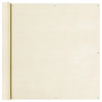 vidaXL Sichtschutz 120 x 600 cm Creme Polyethylen