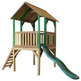 AXI Spielturm, braun grün - 318x272x191 cm