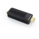 Metronic 441625 Tuner Receiver DVB-T DVB-T, unterstützt DVB-T2 Dongle Stick Compact, HEVC, EPG, Full HD 1080p, HDMI, USB 2.0, SOS-Taste, Multi-Repeater-Empfang