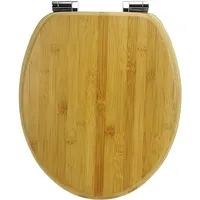 Sanfino Bambus WC Sitz Dark Brown Bambus Toilettendeckel mit