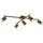 Trio Marley 5-flammig altmessing