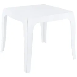 CLP Outdoor Beistelltisch Queen weiß glanz