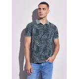 STREET ONE MEN T-Shirt aus reiner Baumwolle blau XL (54)