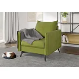 s-style möbel Sessel Azalea Luxusmikrofaser 0 x 0 x 0 cm Grün