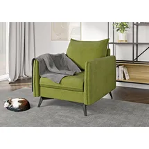 s-style möbel Sessel Azalea Luxusmikrofaser 0 x 0 x 0 cm Grün