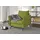 s-style möbel Sessel Azalea Luxusmikrofaser 0 x 0 x 0 cm Grün