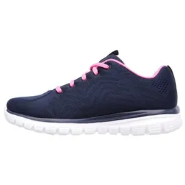 SKECHERS Graceful - Get Connected Navy / Hot Pink 39