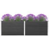 vidaXL Garten-Hochbeet 200 x 50 x 91 cm Grau
