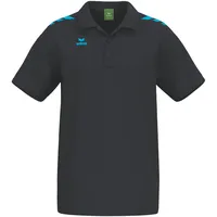 Erima CMPT 3 Wings Poloshirt Herren schwarz/curacao S