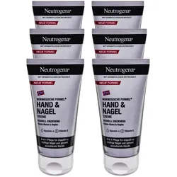 Neutrogena Norwegische Formel Hand & Nagel Creme 75 ml, 6er Pack