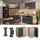 Vicco Eckunterschrank R-Line 86 x 46 x 81,5 cm Schwarz