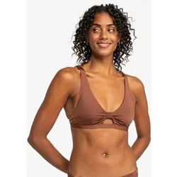 ROXY Damen Bikinioberteil SILKY ISLAND, ROOT BEER, L