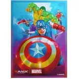 Gamegenic Magic: The Gathering Marvel Super Heroes Premium Art Sleeves - Captain America
