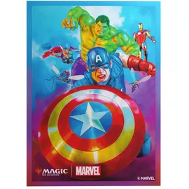 Gamegenic Magic: The Gathering Marvel Super Heroes Premium Art Sleeves - Captain America