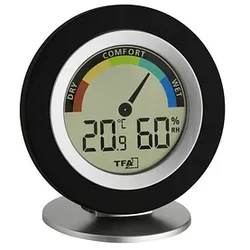 TFA® COSY 30.5019 Hygrometer schwarz