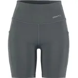 Craft Damen Essence Short Tights 3 grau