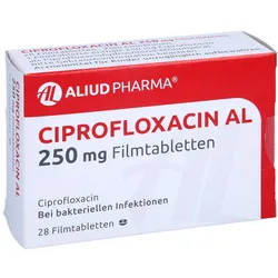Ciprofloxacin AL 250 mg Filmtabletten 28 St