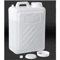 LPLND wasserkanister Kunststoff Wasserbehälter Camping Wassereimer Auto Wassertank Notfall Wasserspeicher Für Wanderjagd Outdoor-Selbstfahrer-Tour Wasserflasche (Size : 30L)