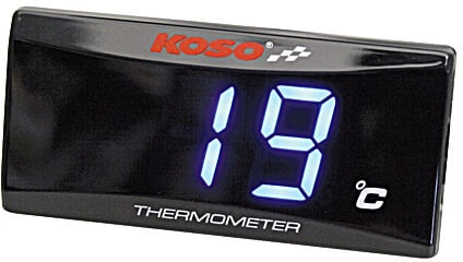 KOSO Thermometer für Öl- oder Wassertemperaturanzeige, schwarz