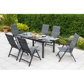 Merxx Ausziehtisch 200 x 90 x 75 cm braun