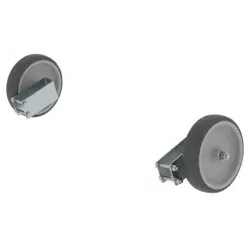 Hubrolle für Stufen-Stehleitern ø125mm KF/Gummi verschraubt, 2 Stück