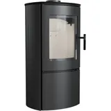 Kaminofen kratki FALCON 9 mit 10 kW dunkelgrau Holzofen Ofen Panorama Scheibe