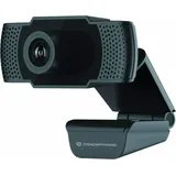 Conceptronic AMDIS 1080P Full HD Webcam Schwarz
