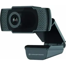 Conceptronic AMDIS 1080P Full HD Webcam Schwarz