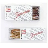 Prym Baronesse Haarklemmen 4 cm 12er-Pack Braun