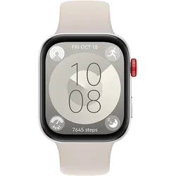Huawei Watch Fit 3 Solo-B09S weiß Mondweiß Bluetooth HarmonyOS Smartwatch Fitnesstracker