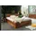 MASSIVMOEBEL24.DE Bett Sheesham 140x200 walnuss gewachst TORONTO #262
