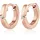 Elli DIAMONDS Creolen Basic Diamant (0,03 ct.) roségold 925 Silber onesize