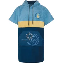 Wave Hawaii AirLite Poncho Unisex Blau M
