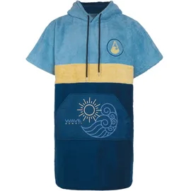Wave Hawaii AirLite Poncho Unisex Blau M