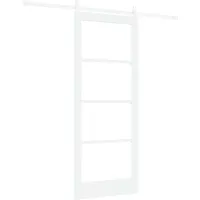 Maison Exclusive - Schiebetür Orkdal Weiß 83 X 202 Cm Massivholz