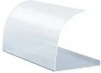 SCHNEIDER Hygiene Trennwand, rund 172430 , Maße (L x B x H): 61 x 29 x 30 cm