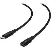 Xlayer USB C-Verlängerungskabel für Audio-, Video- & Datenübertragung 1.5 m Black