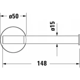 Duravit Starck T Papierrollenhalter 0099374600