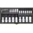 PROXXON Steckschlüssel-Bit-Einsatz-Set 1/4 (6,3 mm), 1/2 (12,5 mm) 24-tlg.